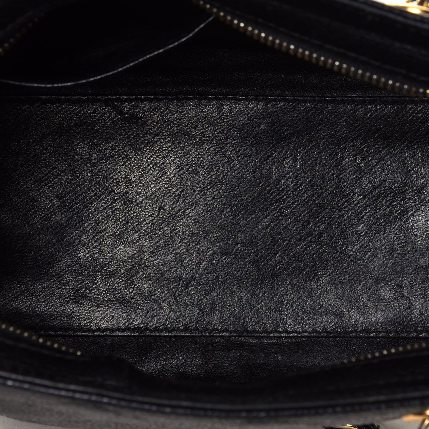 Caviar Quilted Small Shoulder Bag Black