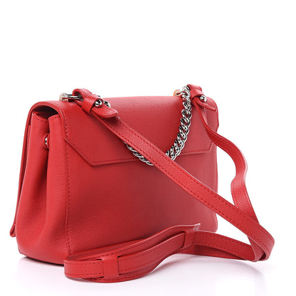 Louis Vuitton Calfskin Lockme II Chain Bag BB Rubis 3 of 9