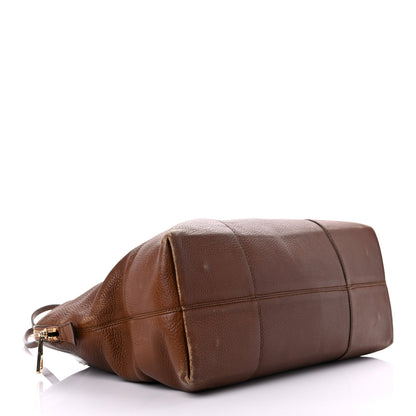 Gucci Pebbled Calfskin Medium Bree Shoulder Bag Nut Brown 4 of 32