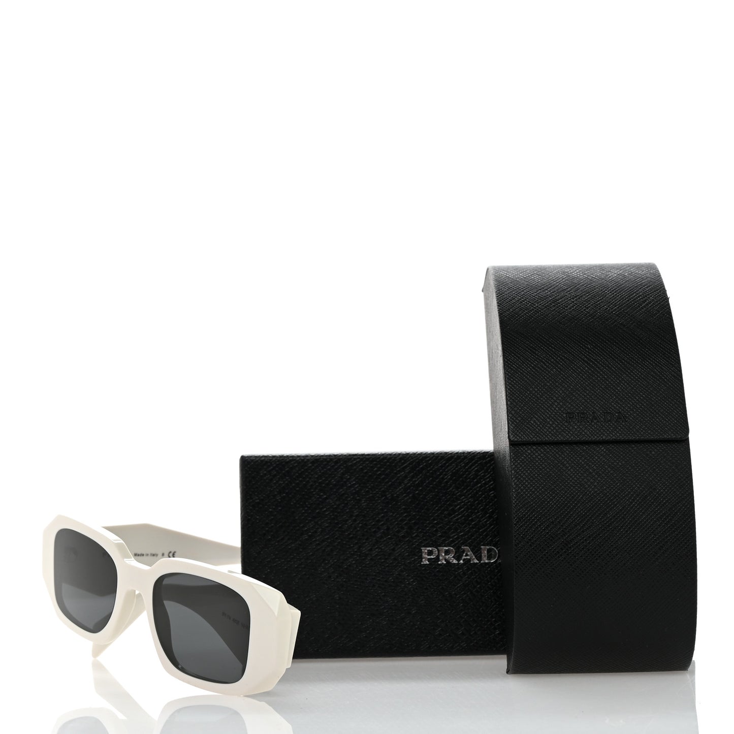 Acetate Symbole Sunglasses SPR 17W White