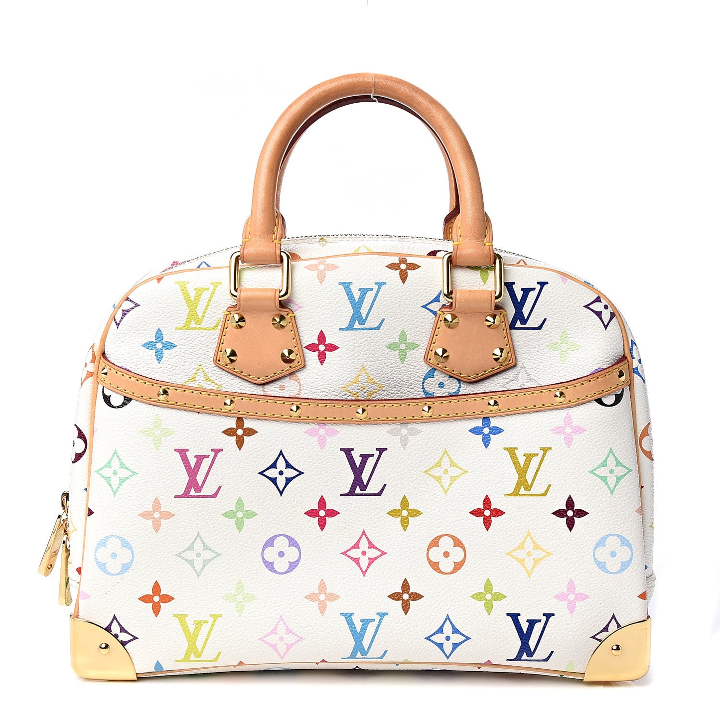 Monogram Multicolor Trouville White