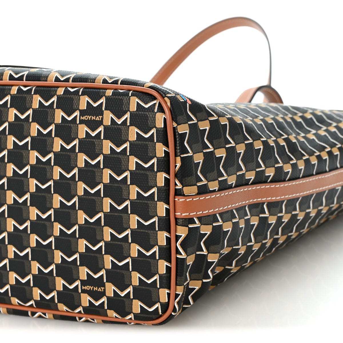 Moynat X KASING LUNG Calfskin Canvas M Labubu Tote PM Brown 8 of 9