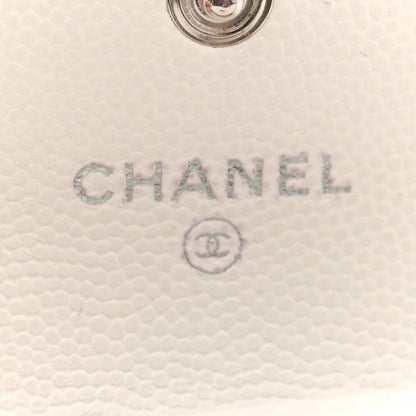 Chanel Caviar Quilted Airpods Pro Holder Belt White 6 of 11