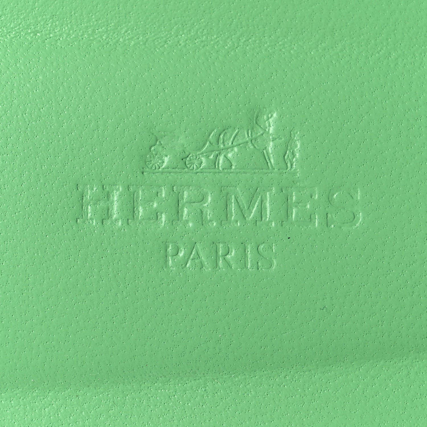 Hermes Epsom Oran Sandals 38 Vert Pomme 8 of 9