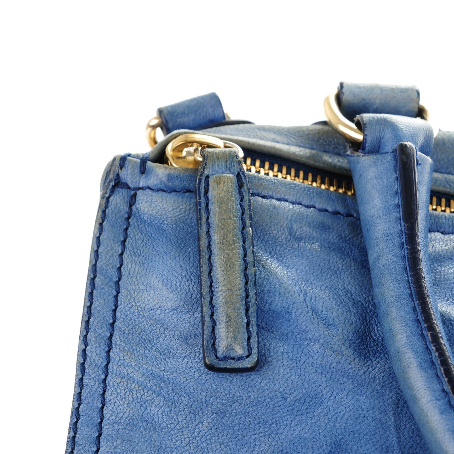 Givenchy Tumbled Sheepskin Medium Pandora Blue 6 of 9