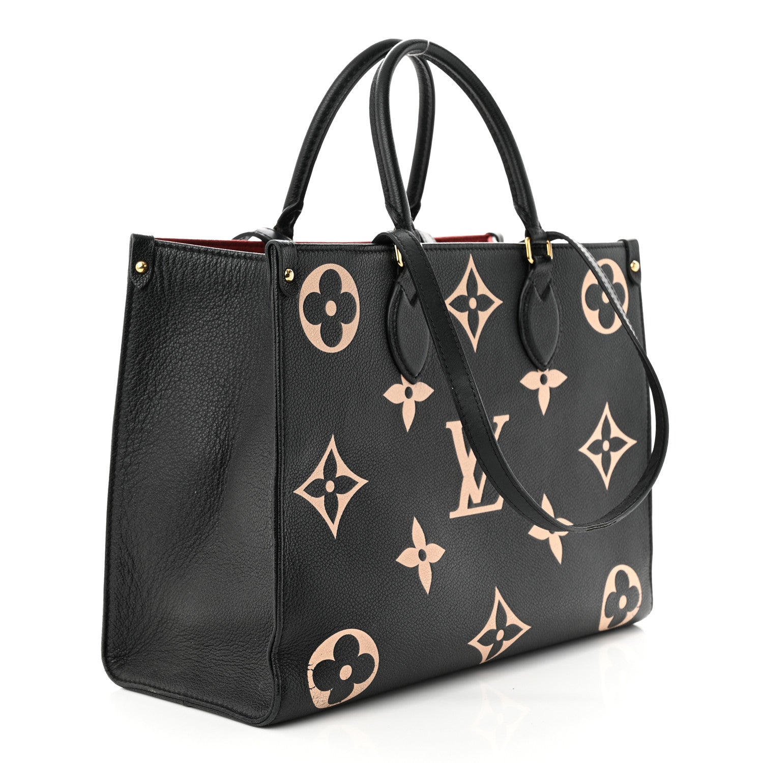 Louis Vuitton Empreinte Monogram Giant Onthego MM Black Beige 5 of 15