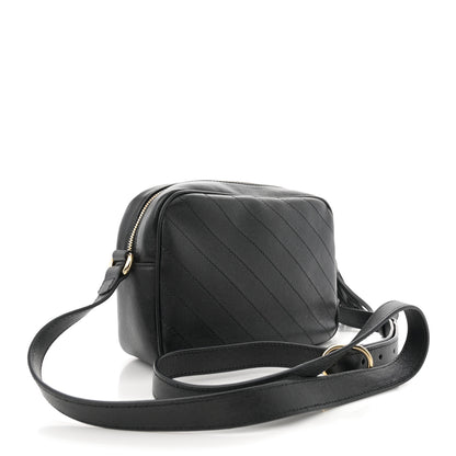 Gucci Sakai Be Green Calfskin Diagonal Stitched Small Blondie Shoulder Bag Black 3 of 10
