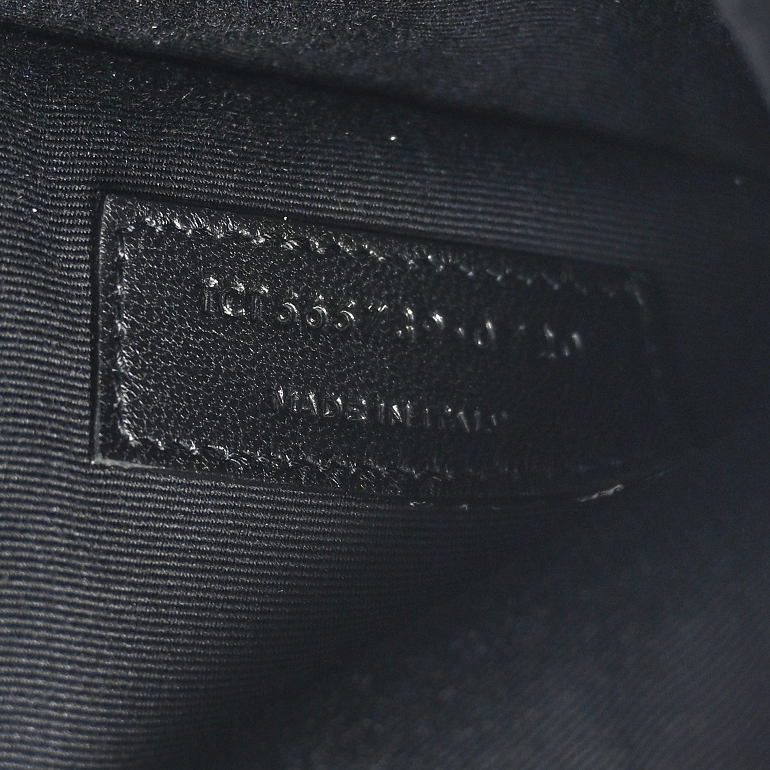 Saint Laurent Grain De Poudre Uptown Pouch Black 7 of 7