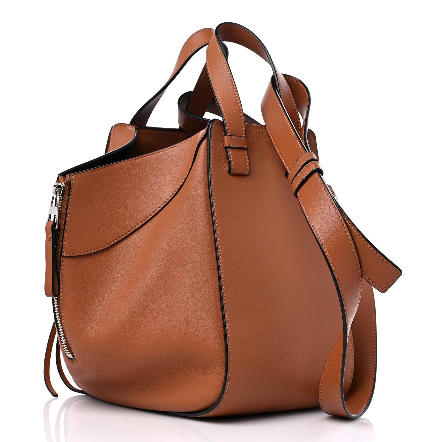Loewe Grained Calfskin Small Hammock Shoulder Bag Tan 3 of 10