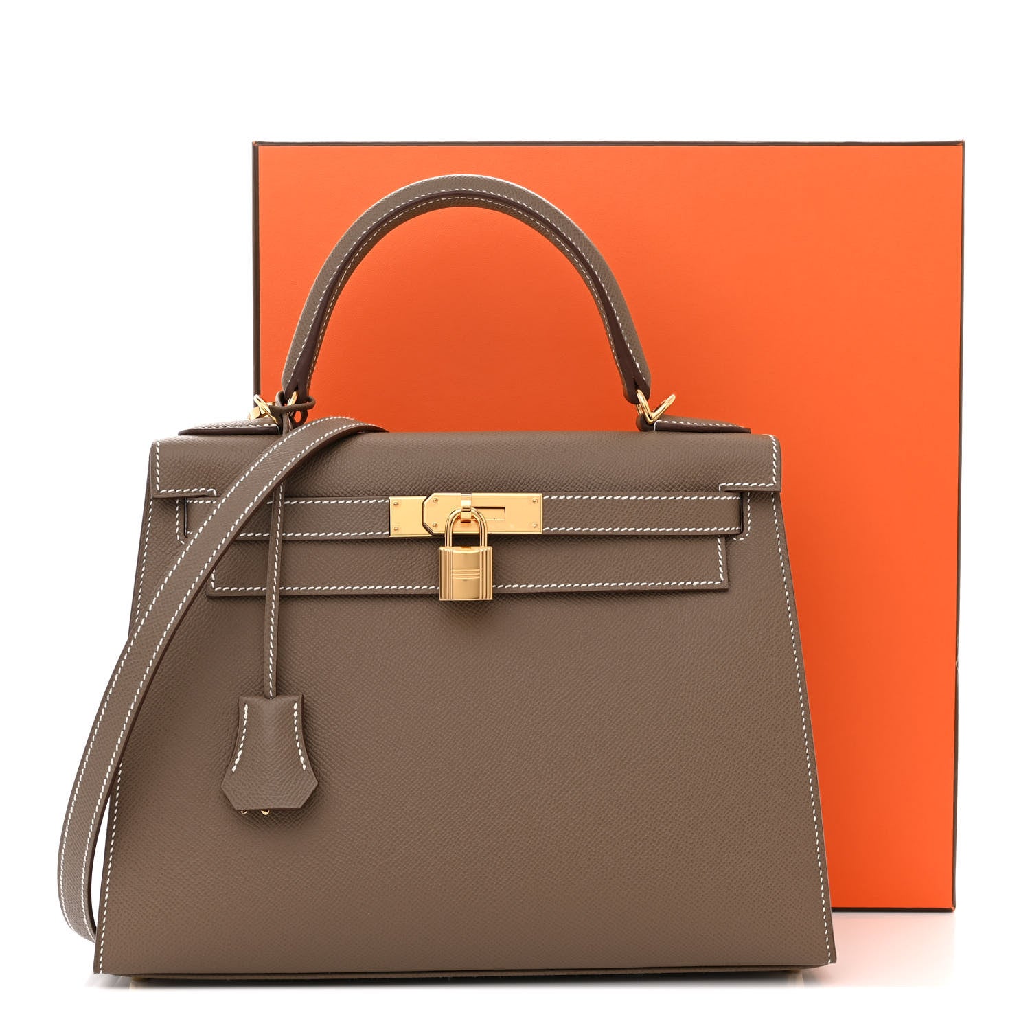 Hermes Epsom Kelly Sellier 28 Etoupe 11 of 11