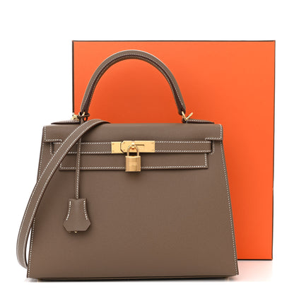 Hermes Epsom Kelly Sellier 28 Etoupe 11 of 11