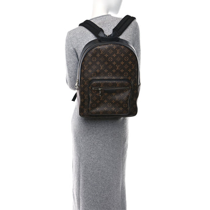 Louis Vuitton Monogram Macassar Josh Backpack 2 of 9