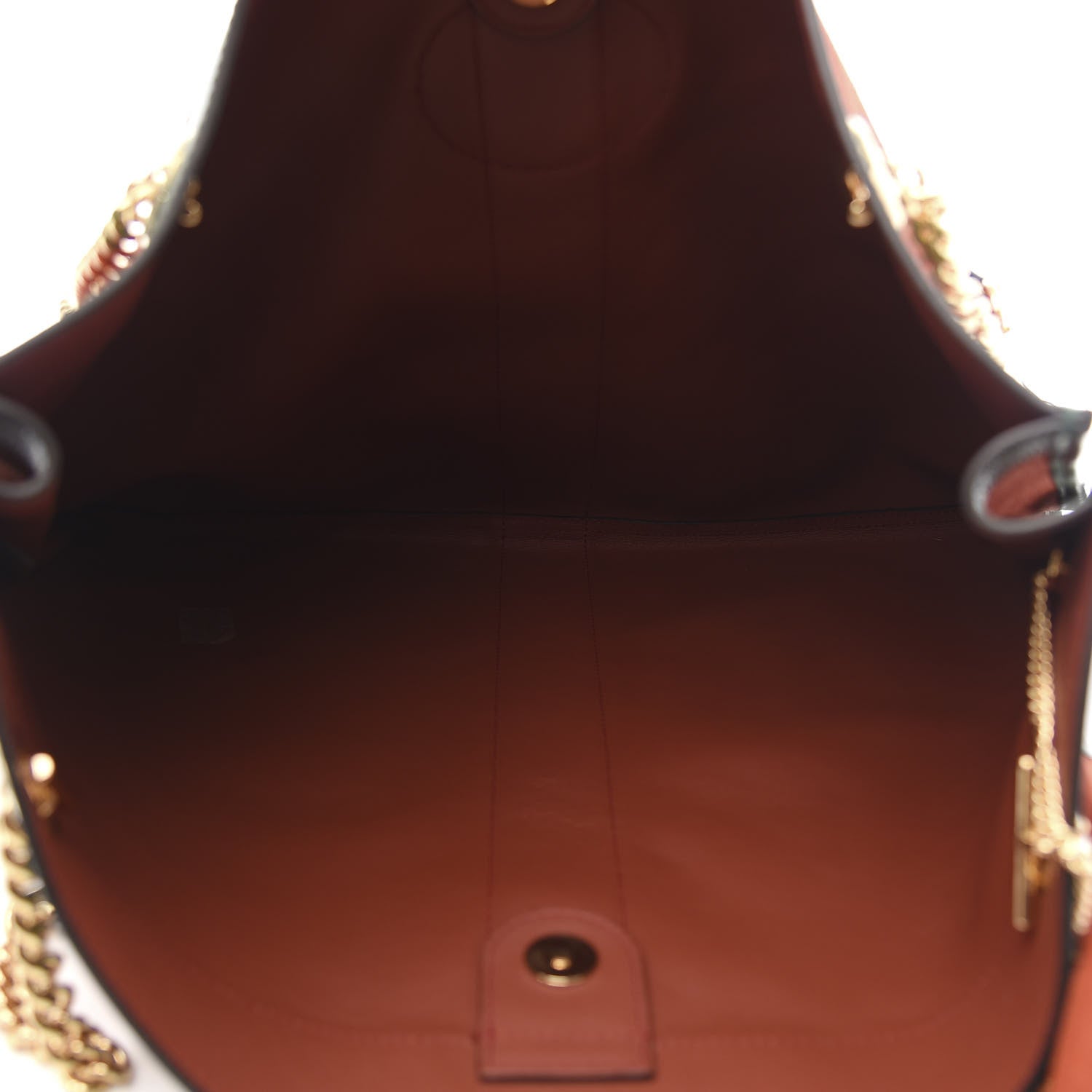 Gucci Suede Calfskin Large Rajah Chain Tote Hibiscus Red Green 5 of 12