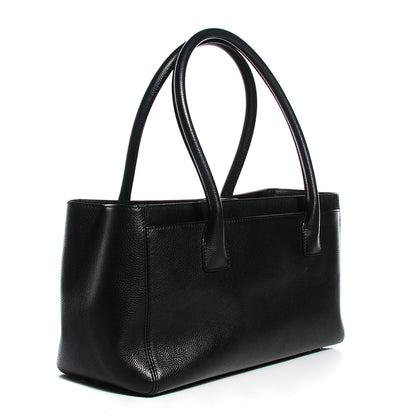 Chanel Calfskin Small Cerf Shopper Tote Black 3 of 8