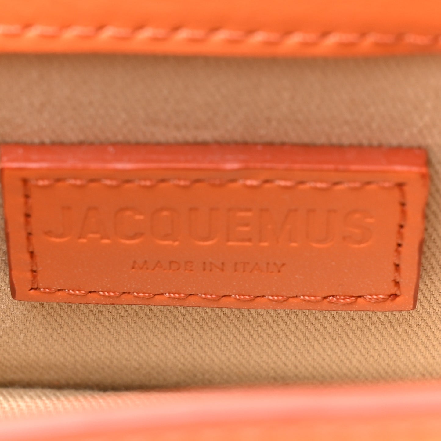 Smooth Calfskin Le Chiquito Orange