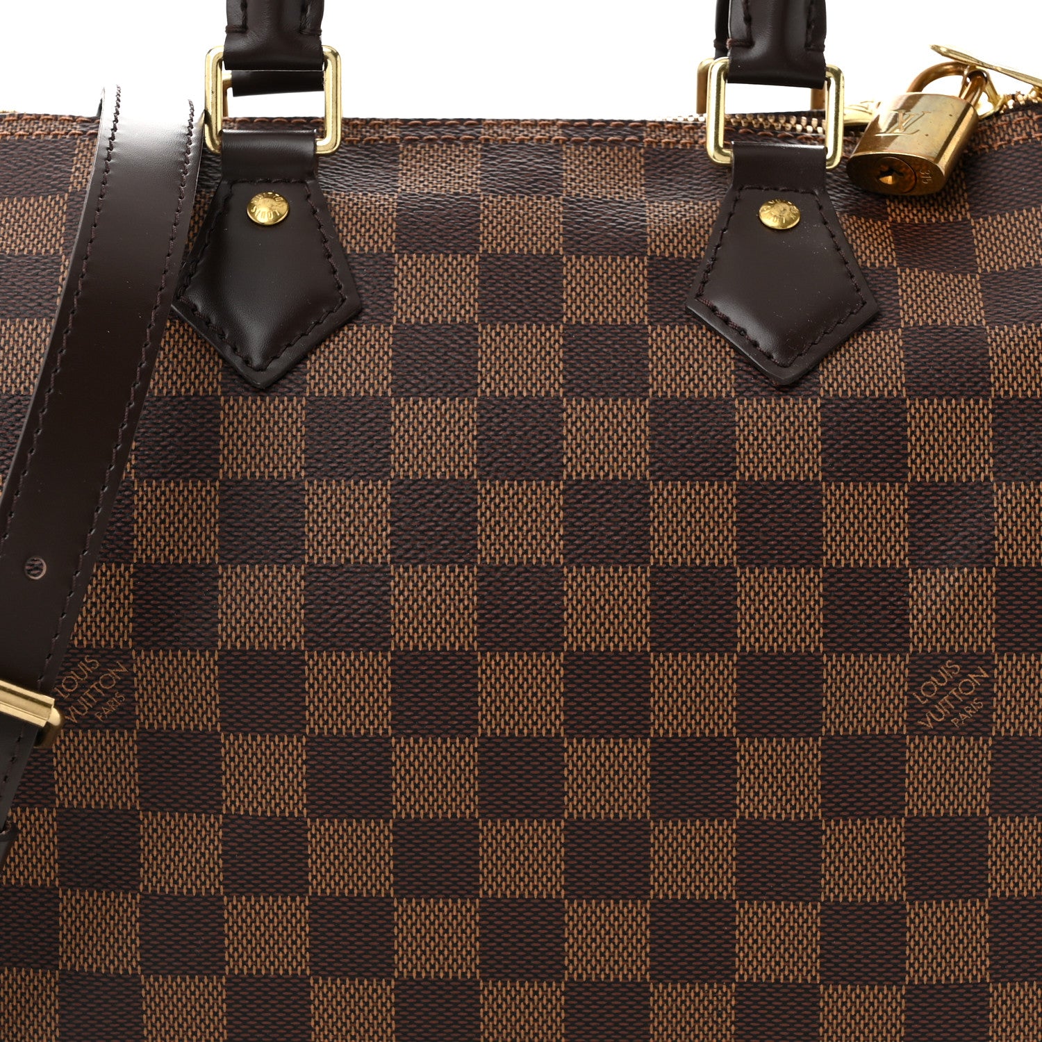 Louis Vuitton Damier Ebene Speedy Bandouliere 25 8 of 11