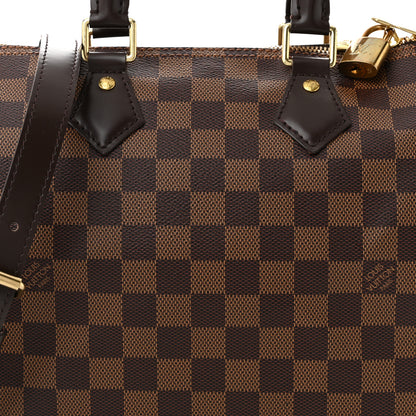 Louis Vuitton Damier Ebene Speedy Bandouliere 25 8 of 11