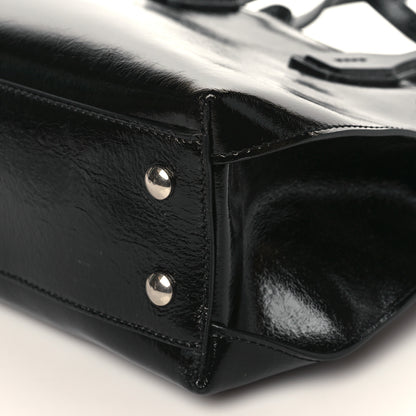 Burberry Soft Calfskin Small Banner Tote Black 9 of 9