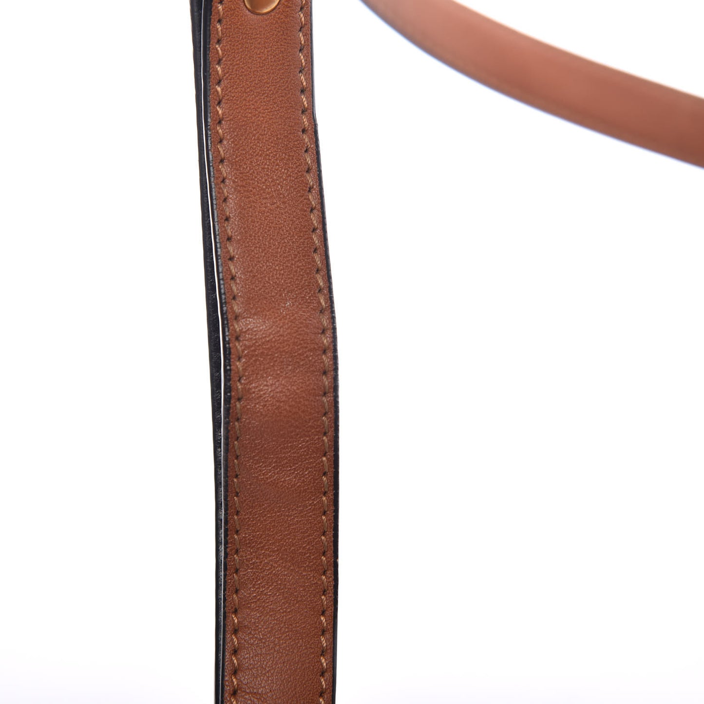 Calfskin Braided Medium Hudson Shoulder Bag Caramel
