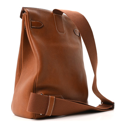 Hermes Natural Barenia Faubourg Hac A Dos GM Backpack Fauve 5 of 19