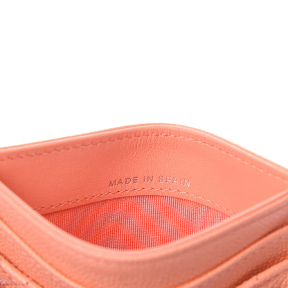 Chanel Caviar Quilted Card Holder Coral 7 of 9