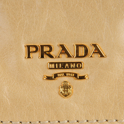 Prada Vitello Shine Shopping Satchel Quarzo 6 of 8