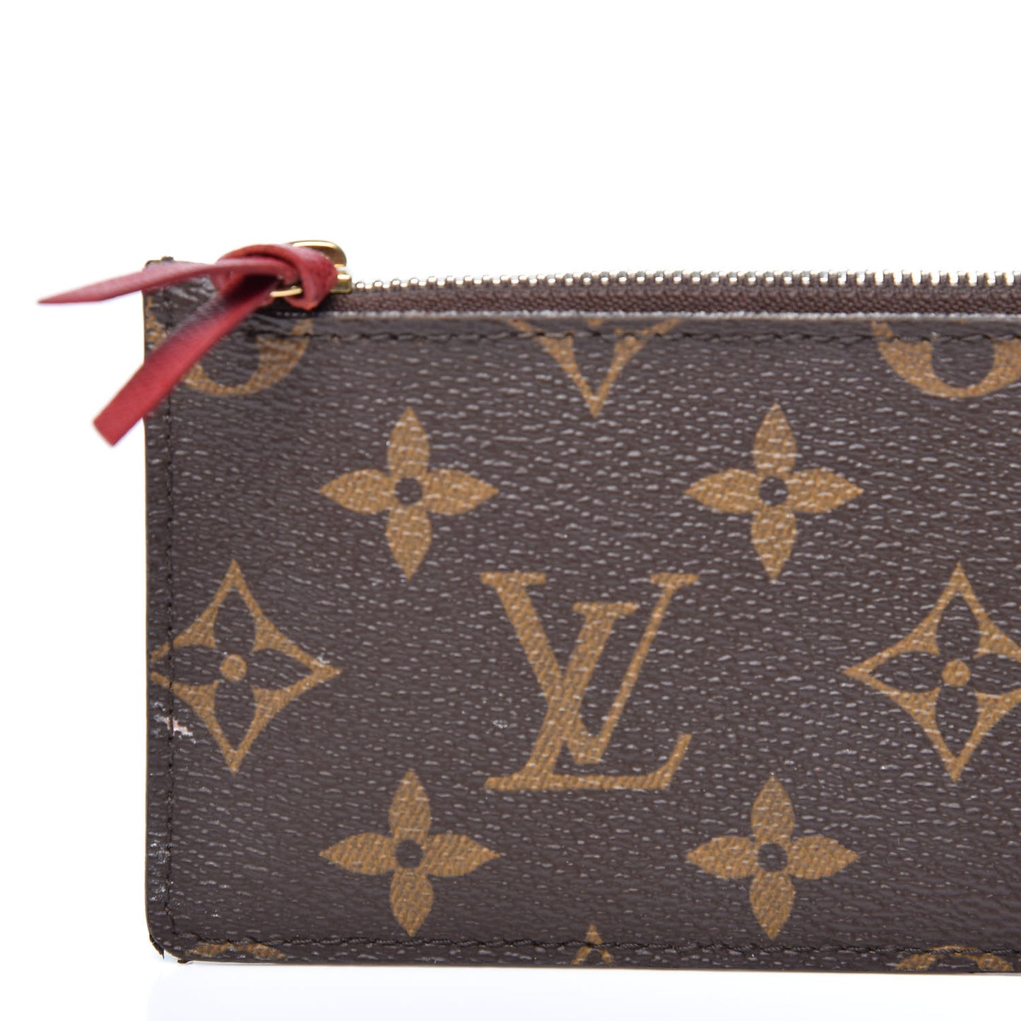 Monogram Josephine Wallet Zippered Insert Fuchsia