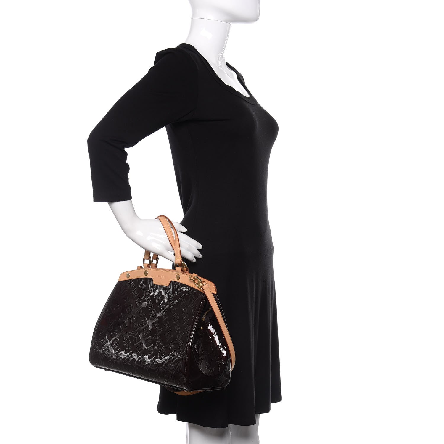 Louis Vuitton Vernis Brea MM Amarante 3 of 10