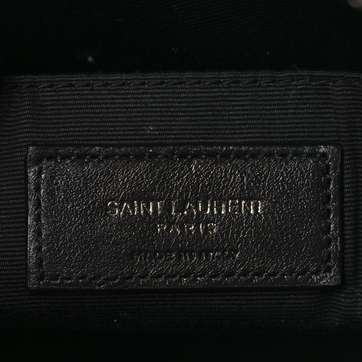 Saint Laurent Calfskin Matelasse Monogram Lou Camera Bag Black 5 of 8