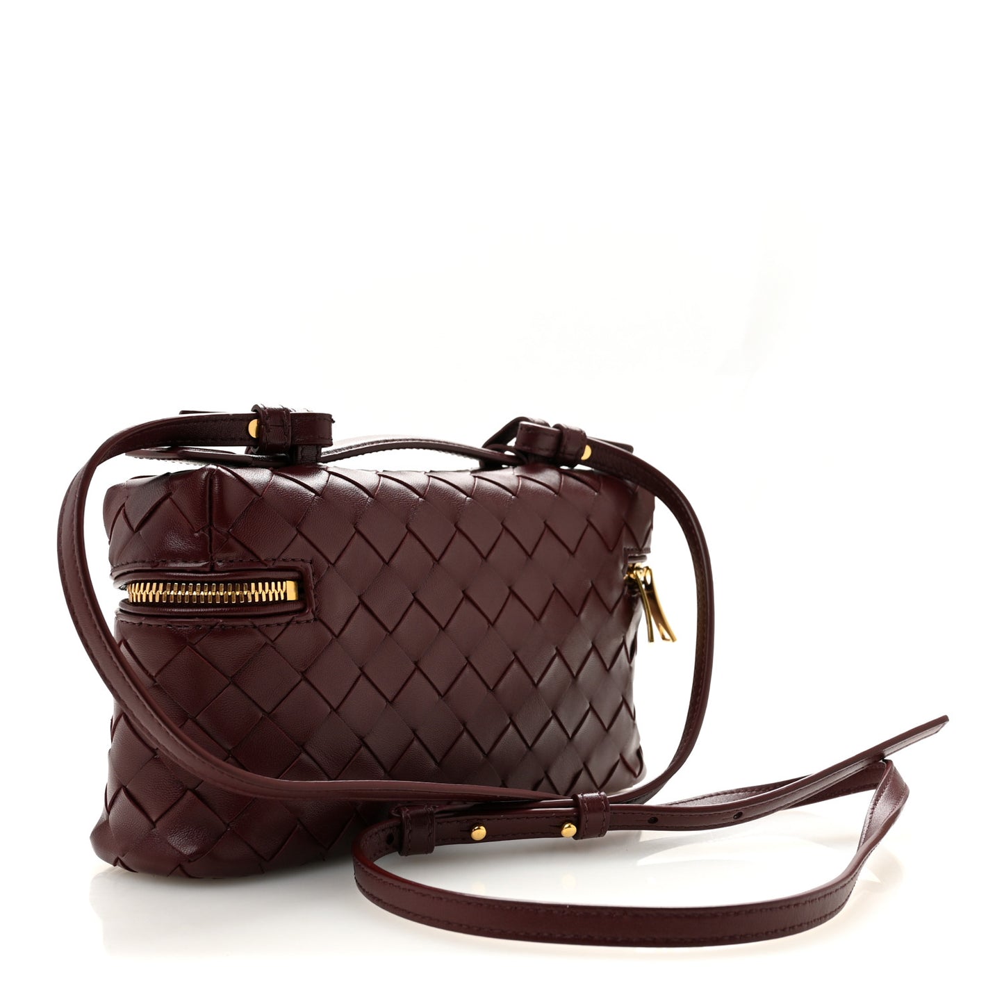 Nappa Intrecciato Bang Bang Vanity Case Barolo