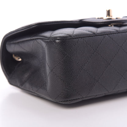 Chanel Caviar Quilted Mini Rectangular Flap Black 9 of 11