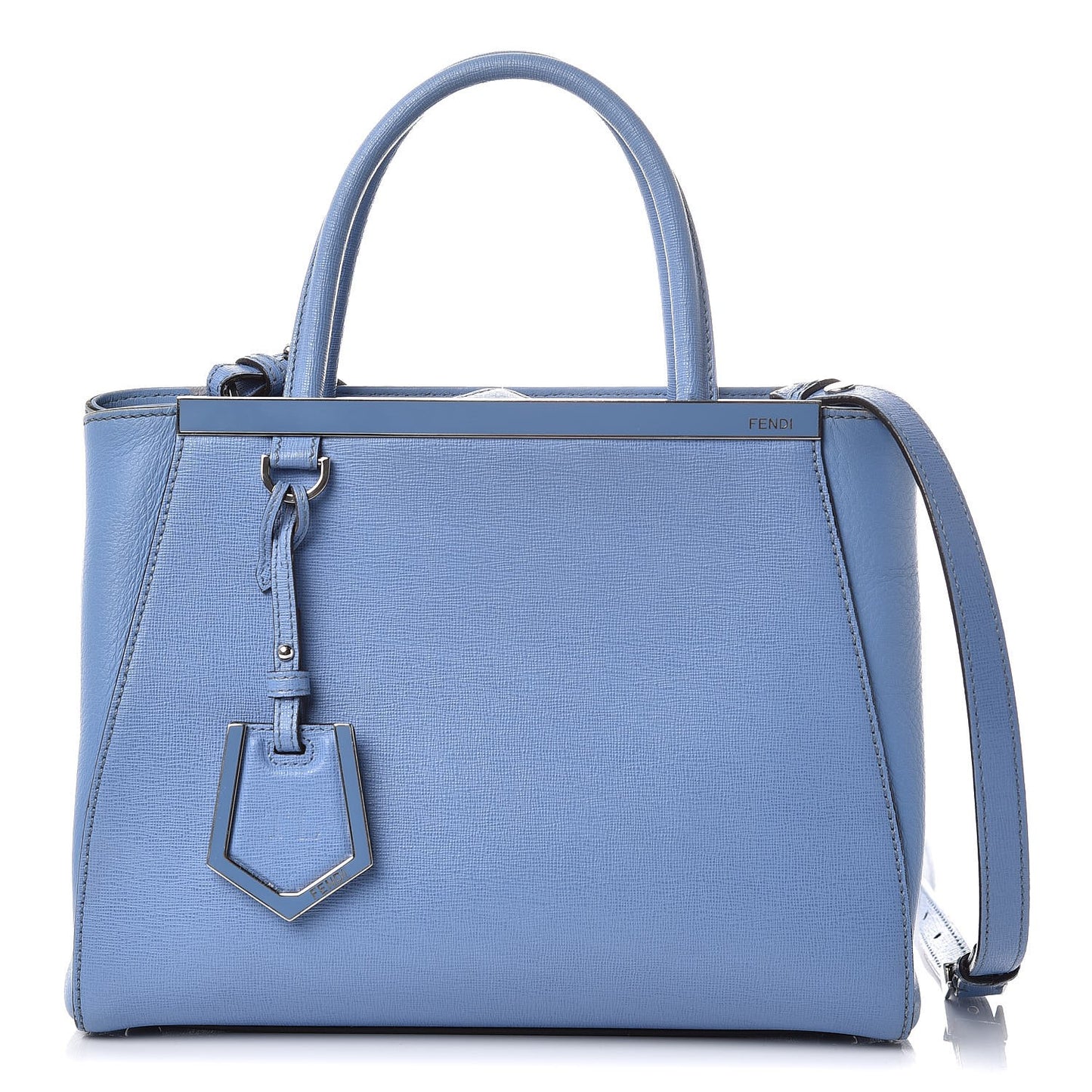 Vitello Elite Flamingo Petite 2Jours Tote Azzurro Nebula