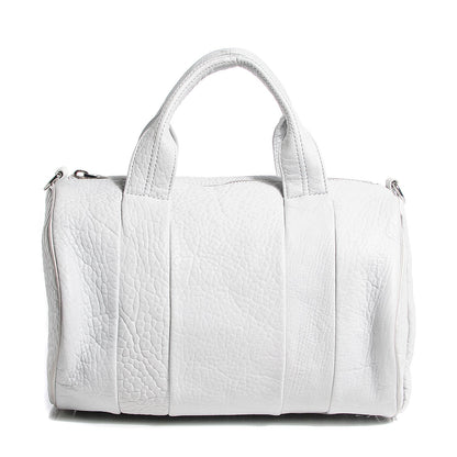 Alexander Wang Pebbled Lambskin Rocco Duffel White 1 of 6
