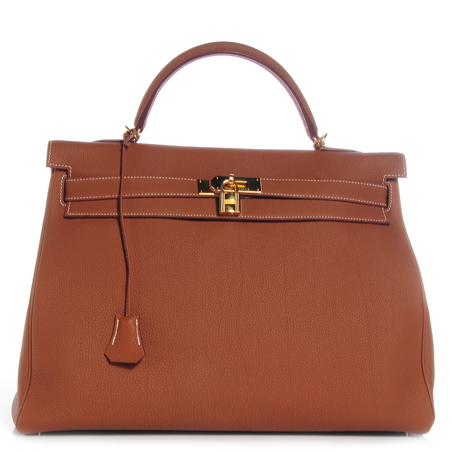 Hermes Togo Kelly Retourne 40 Gold 1 of 9