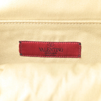 Valentino Garavani Vitello Medium Rockstud Backpack Peau D'Abricot 6 of 15