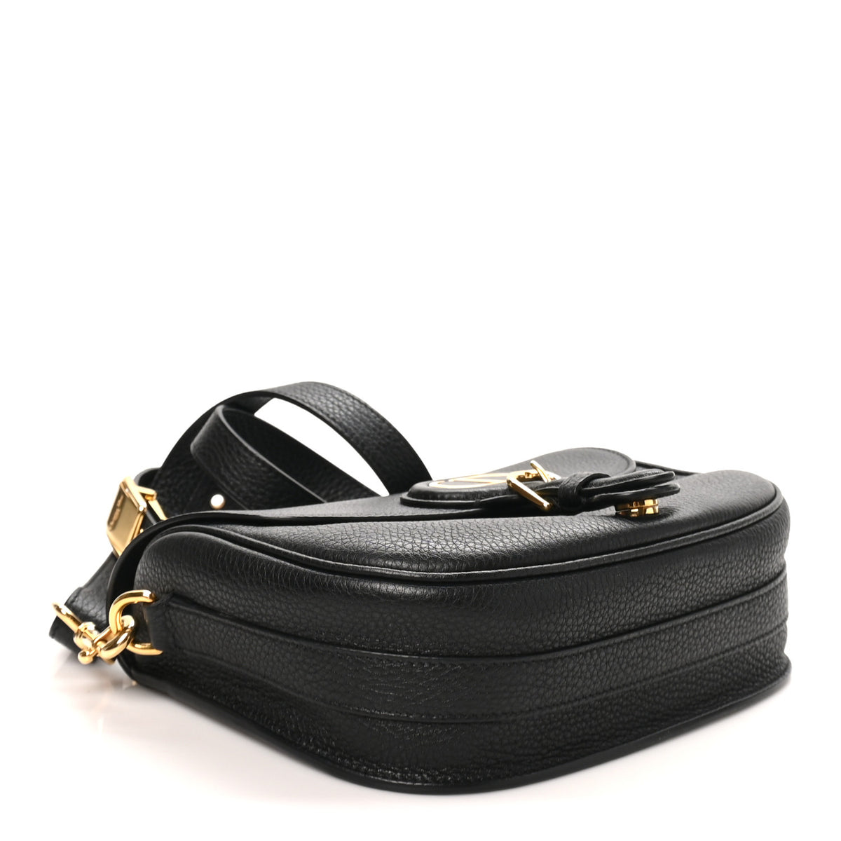Christian Dior Grained Calfskin Medium Bobby Flap Black 3 of 8