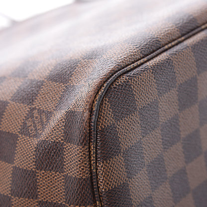 Louis Vuitton Damier Ebene Neo Neverfull MM Rose Ballerine 13 of 13