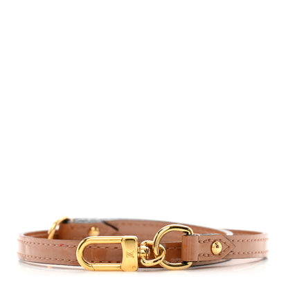 Louis Vuitton Patent 12mm Shoulder Strap Rose Velours 1 of 3