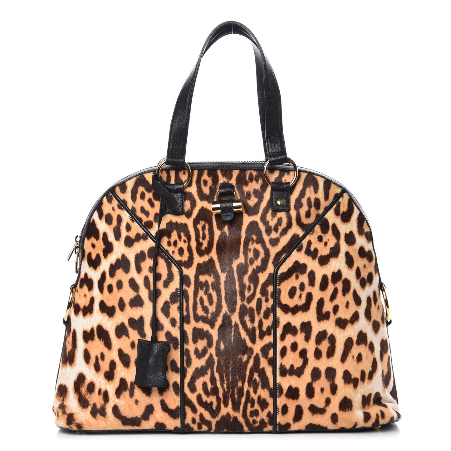 Calf Hair Printed Oversized Muse Leopard