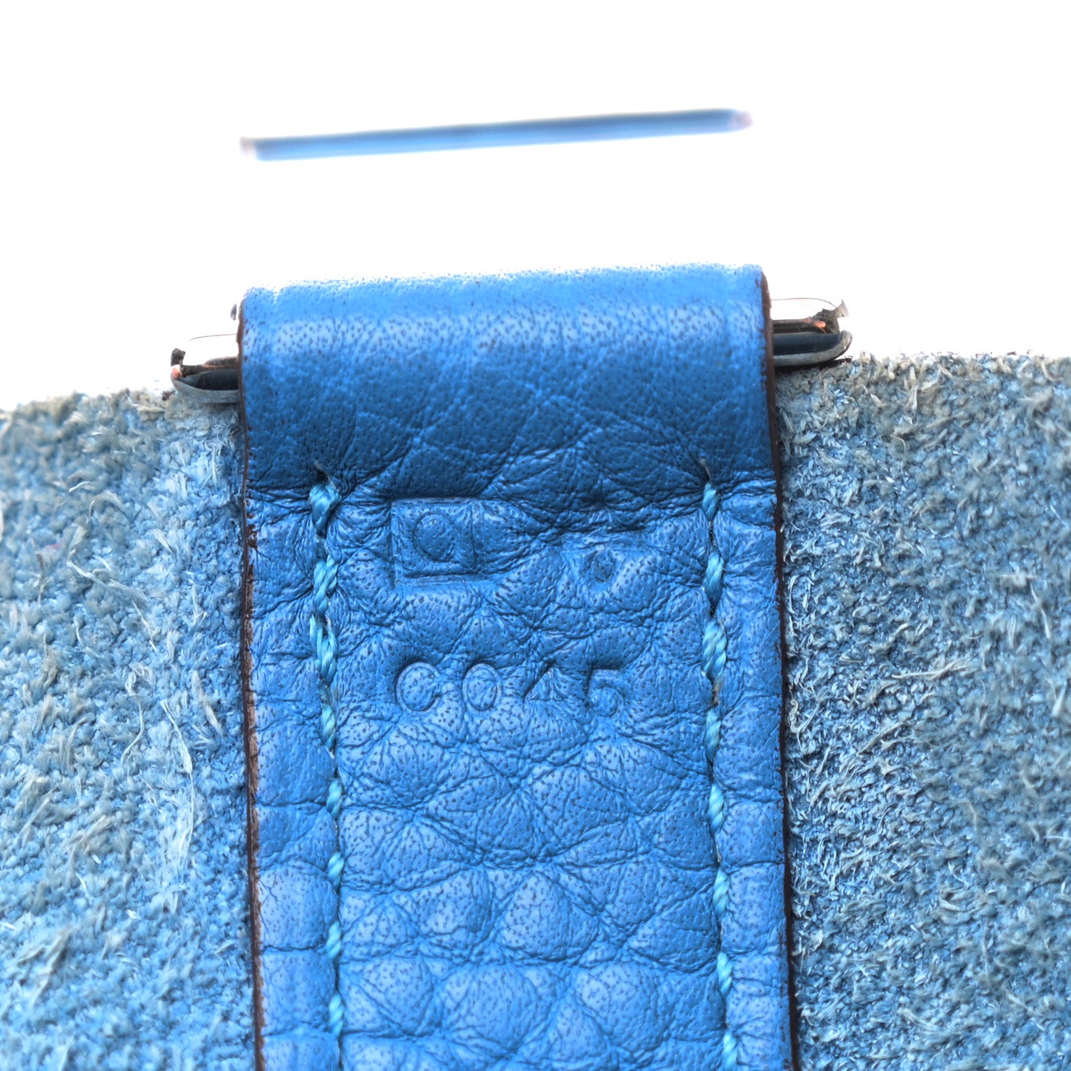 Hermes Taurillon Clemence Picotin Lock 26 GM Mykonos 7 of 12