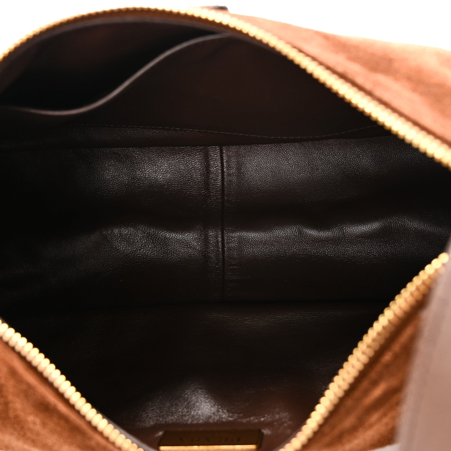 Prada Scamosciato Suede Medium Aimee Shoulder Bag Cacao 5 of 10