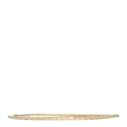 Tiffany 18K Yellow Gold Paloma Picasso Hammered Bangle Bracelet 1 of 3