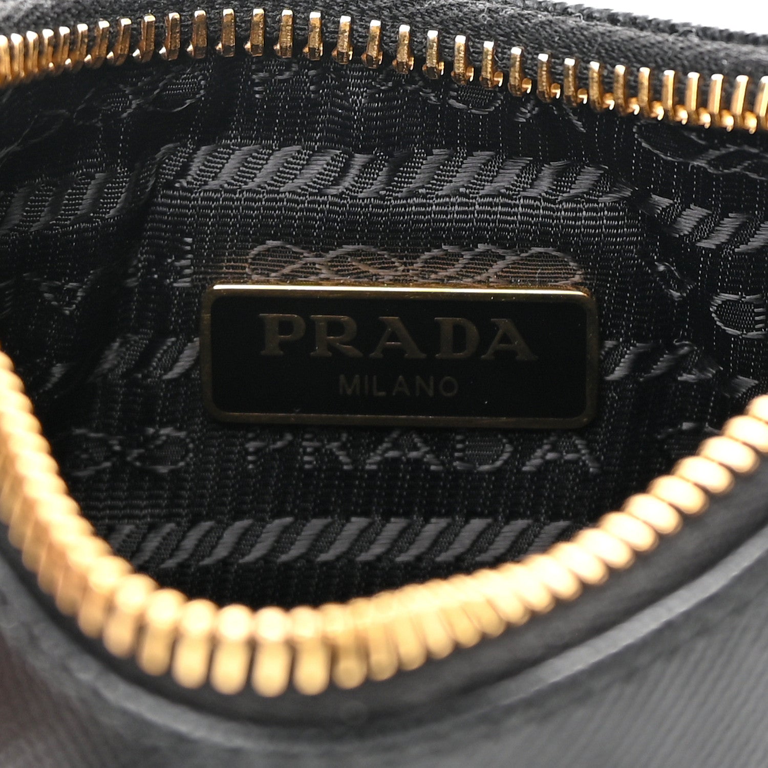 Prada Saffiano Lux Mini Shoulder Bag Black 5 of 8