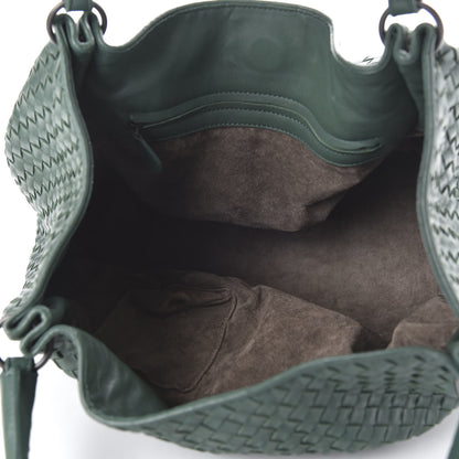 Bottega Veneta Nappa Intrecciato Parachute Bag Green 5 of 9