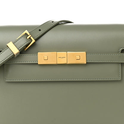 Saint Laurent Smooth Calfskin Small Manhattan Shoulder Bag Light Green 7 of 9