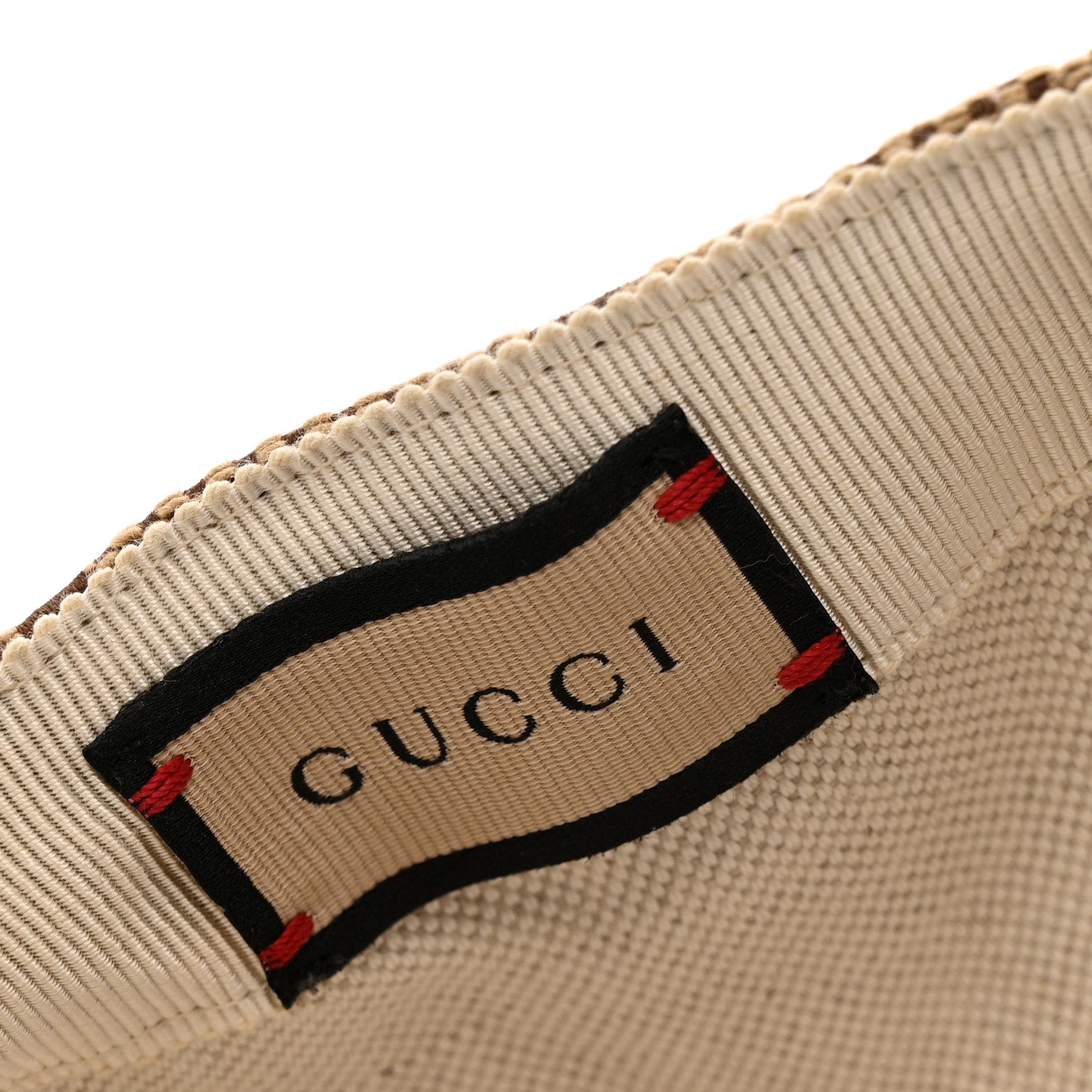 Gucci Monogram Jumbo GG Baseball Hat XS Camel Ebony 8 of 13