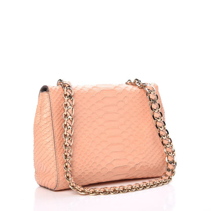 Mulberry Nappa Snake Embossed Small Lily Natural 4 of 23