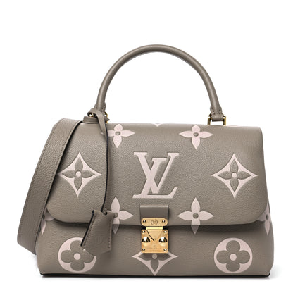 Louis Vuitton Empreinte Monogram Giant Madeleine MM Dove Grey Beige 1 of 6