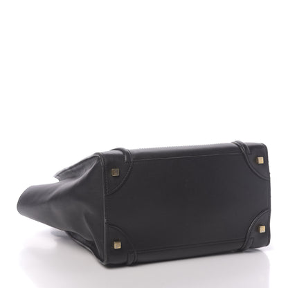 Celine Smooth Calfskin Mini Luggage Black 4 of 13