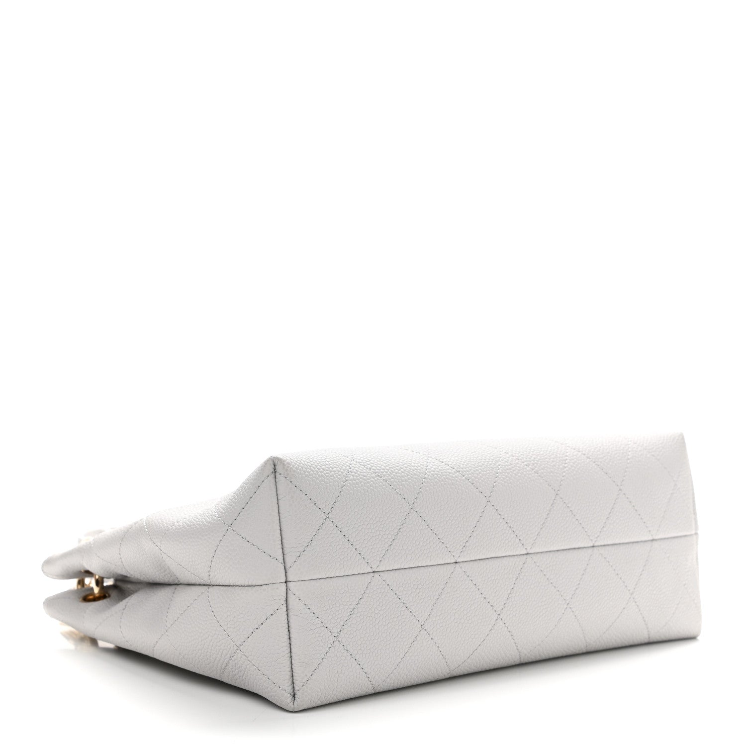 Chanel Caviar Quilted City Walk Hobo Light Grey 4 of 10
